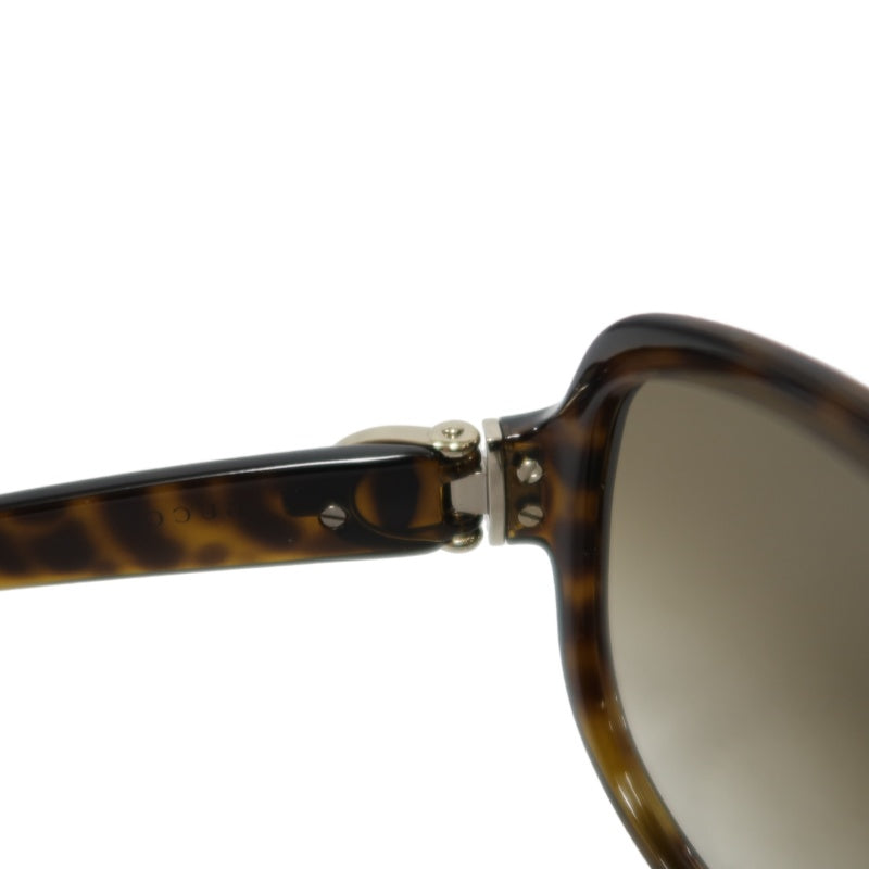 GUCCI Tortoiseshell Brown Large-frame Resin Sunglasses With Gradient Lenses
