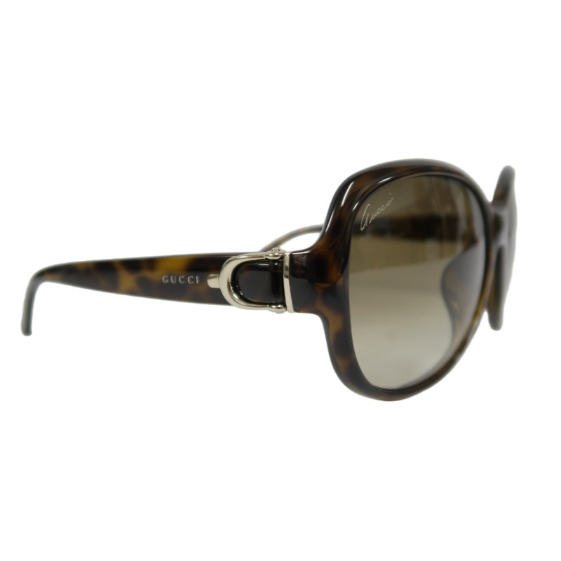 GUCCI Tortoiseshell Brown Large-frame Resin Sunglasses With Gradient Lenses