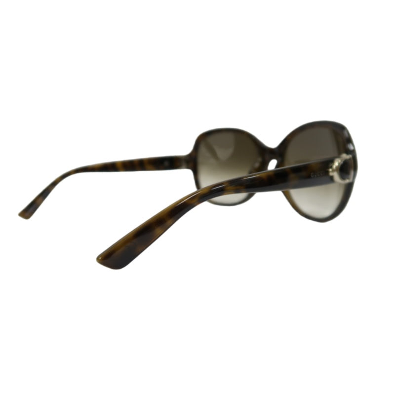 GUCCI Tortoiseshell Brown Large-frame Resin Sunglasses With Gradient Lenses