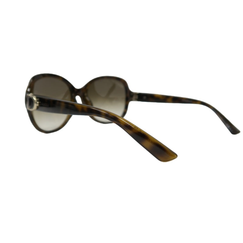 GUCCI Tortoiseshell Brown Large-frame Resin Sunglasses With Gradient Lenses