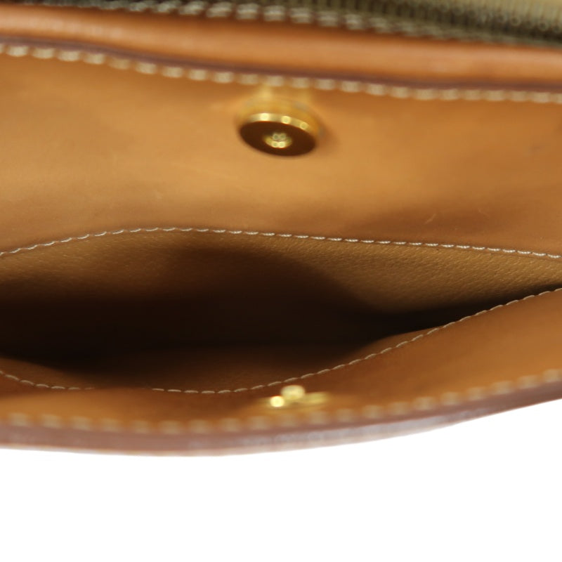 CELINE Macadam Brown PVC Monogram Crossbody Bag
