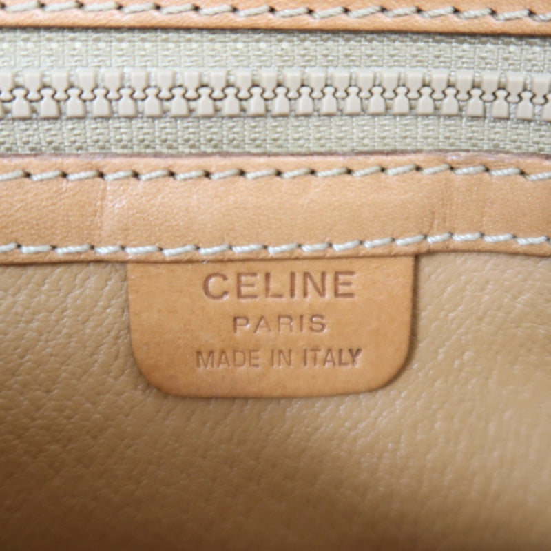 CELINE Macadam Brown PVC Monogram Crossbody Bag