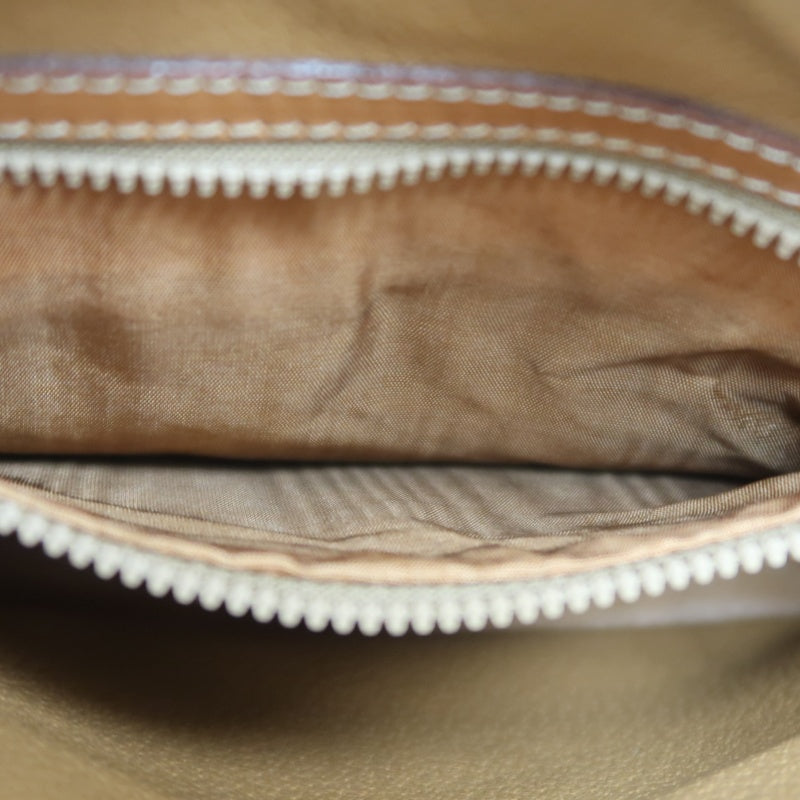 CELINE Macadam Brown PVC Monogram Crossbody Bag
