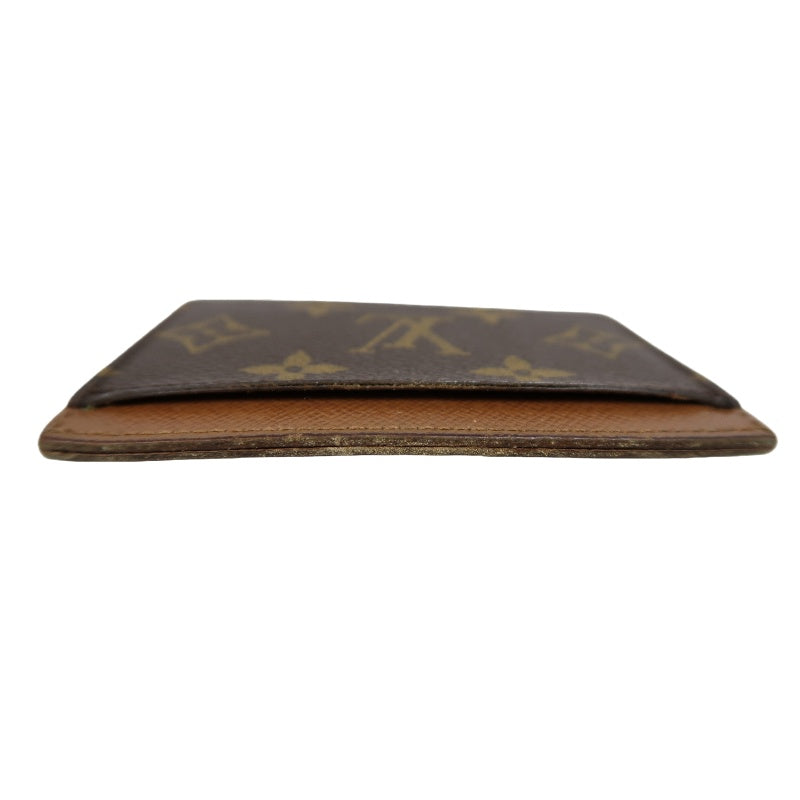 LOUIS VUITTON Porte-Cartes Sample Card Case, Monogram PVC, Brown