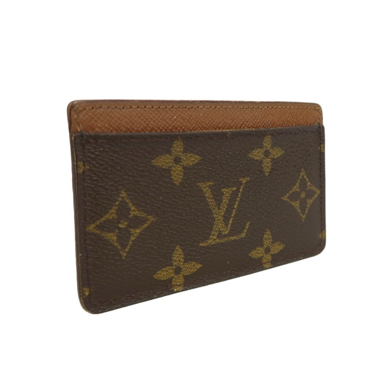LOUIS VUITTON Porte-Cartes Sample Card Case, Monogram PVC, Brown