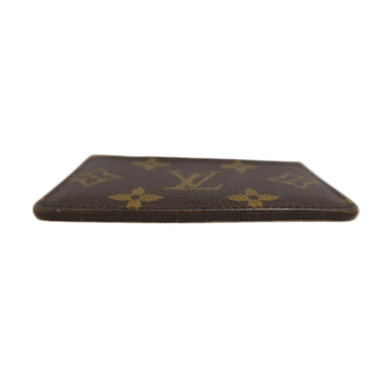 LOUIS VUITTON Porte-Cartes Sample Card Case, Monogram PVC, Brown