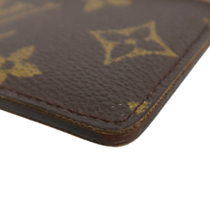 LOUIS VUITTON Porte-Cartes Sample Card Case, Monogram PVC, Brown