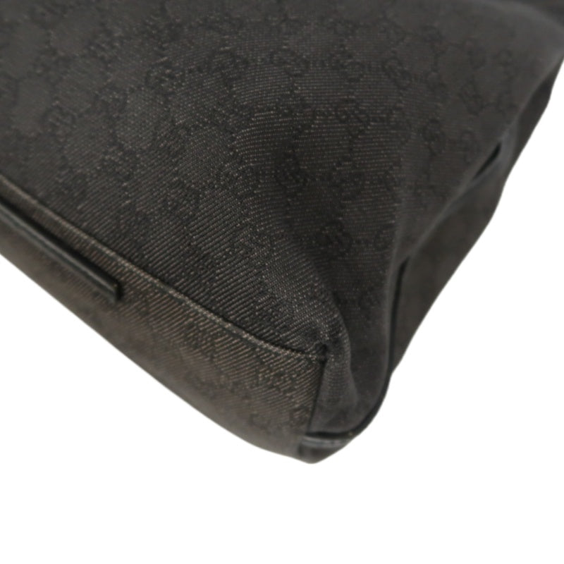 GUCCI GG Canvas Tote Bag Black with Dust Bag
