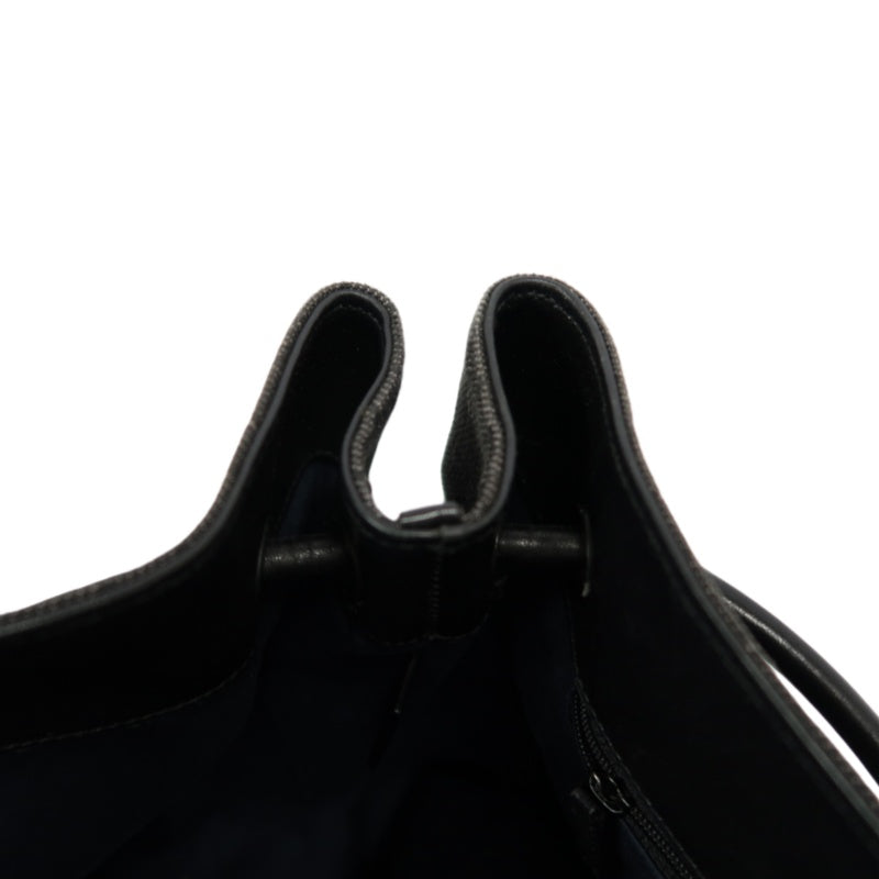 GUCCI GG Canvas Tote Bag Black with Dust Bag