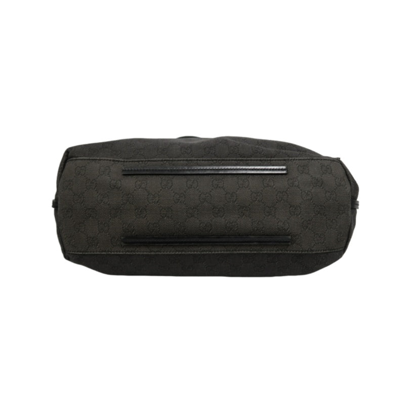 GUCCI GG Canvas Tote Bag Black with Dust Bag