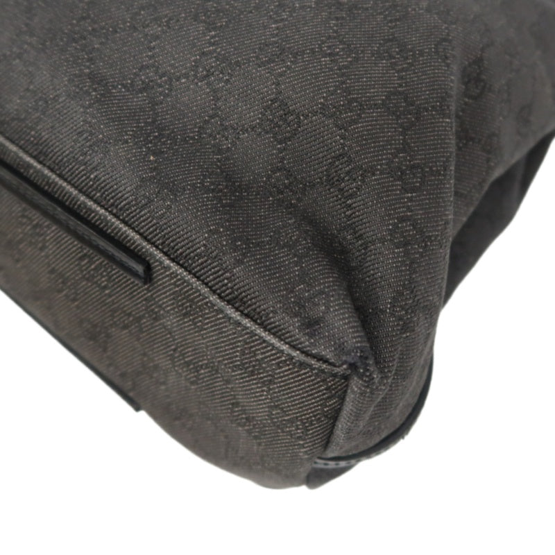 GUCCI GG Canvas Tote Bag Black with Dust Bag
