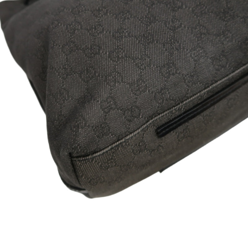 GUCCI GG Canvas Tote Bag Black with Dust Bag