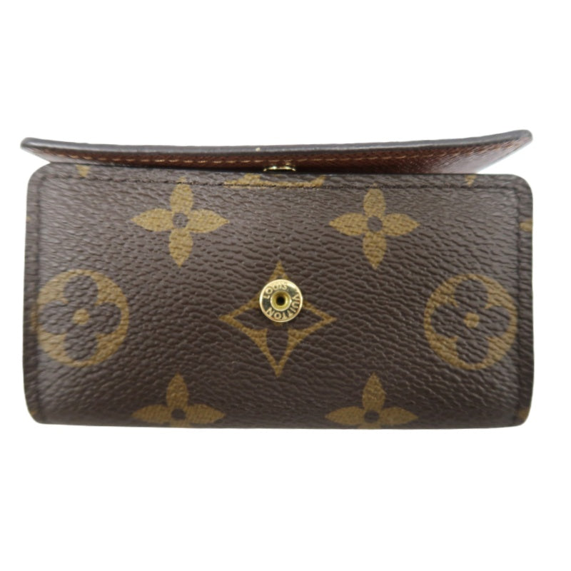LOUIS VUITTON Monogram Multicles 6 Key Holder PVC Brown Gold Snap Hardware