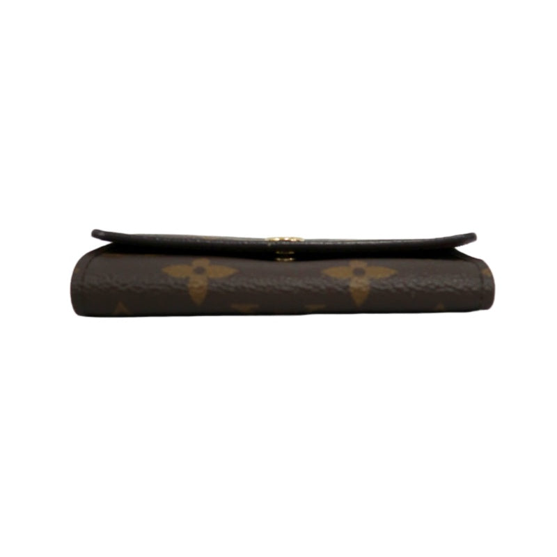 LOUIS VUITTON Monogram Multicles 6 Key Holder PVC Brown Gold Snap Hardware