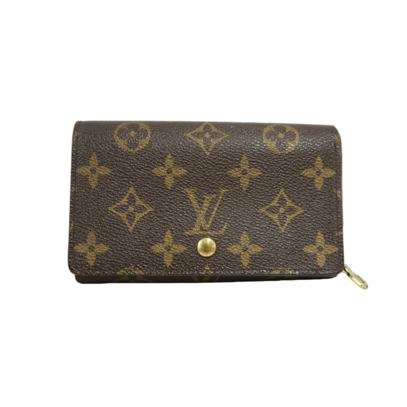 LOUIS VUITTON Porte-Monnaie Billets Tresor Monogram Wallet Pvc Brown