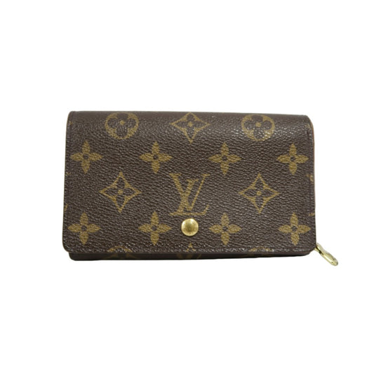 LOUIS VUITTON Porte-Monnaie Billets Tresor Monogram Wallet Pvc Brown