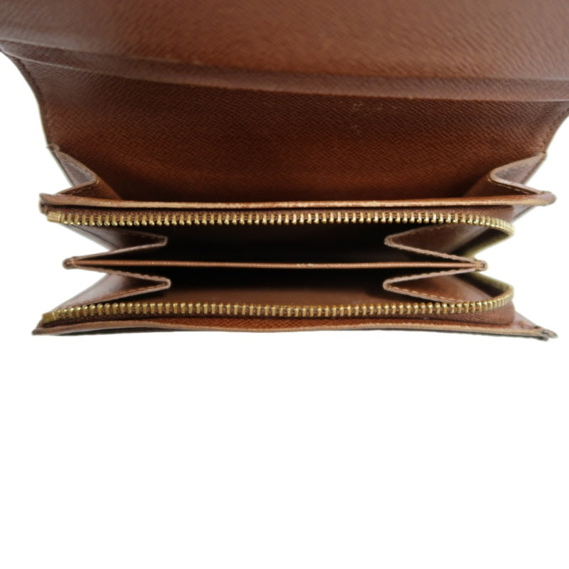 LOUIS VUITTON Porte-Monnaie Billets Tresor Monogram Wallet Pvc Brown