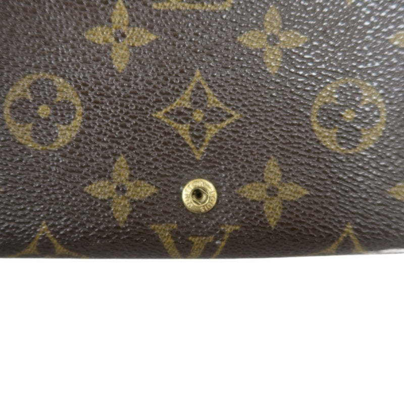 LOUIS VUITTON Porte-Monnaie Billets Tresor Monogram Wallet Pvc Brown