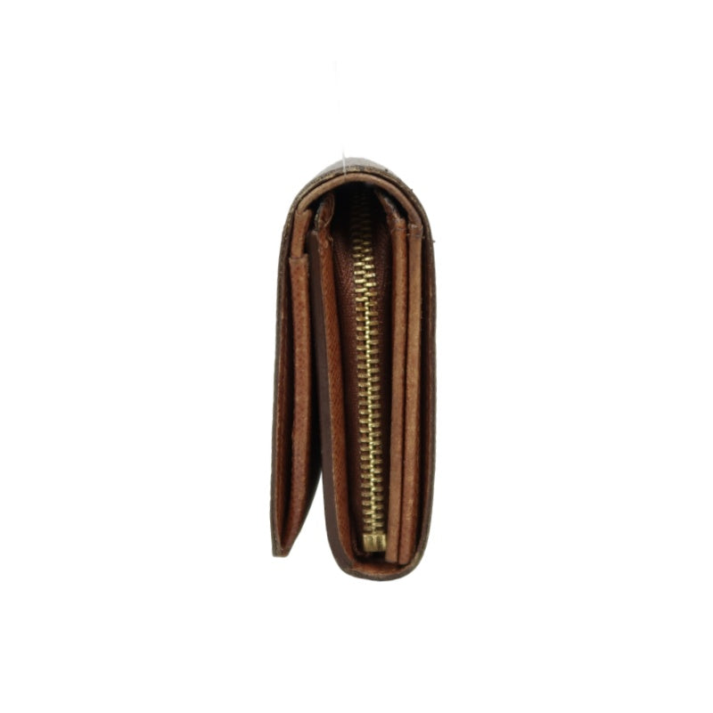 LOUIS VUITTON Porte-Monnaie Billets Tresor Monogram Wallet Pvc Brown