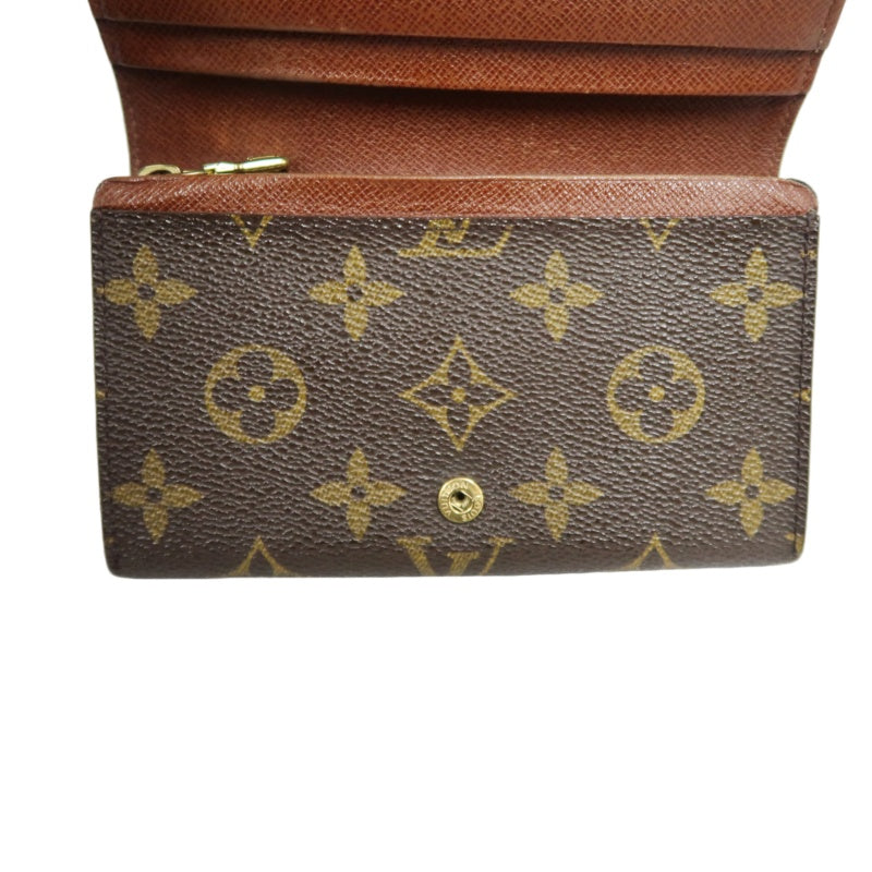 LOUIS VUITTON Porte-Monnaie Billets Tresor Monogram Wallet Pvc Brown