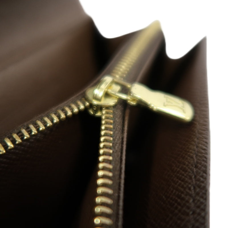 LOUIS VUITTON Portefeuille Sarah Wallet, Damier PVC, Brown