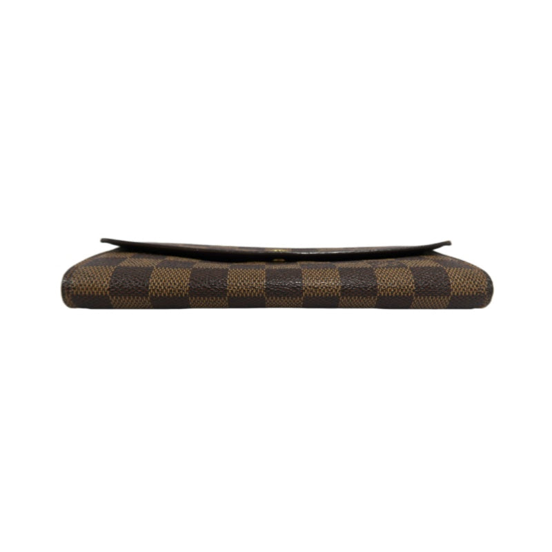 LOUIS VUITTON Portefeuille Sarah Wallet, Damier PVC, Brown