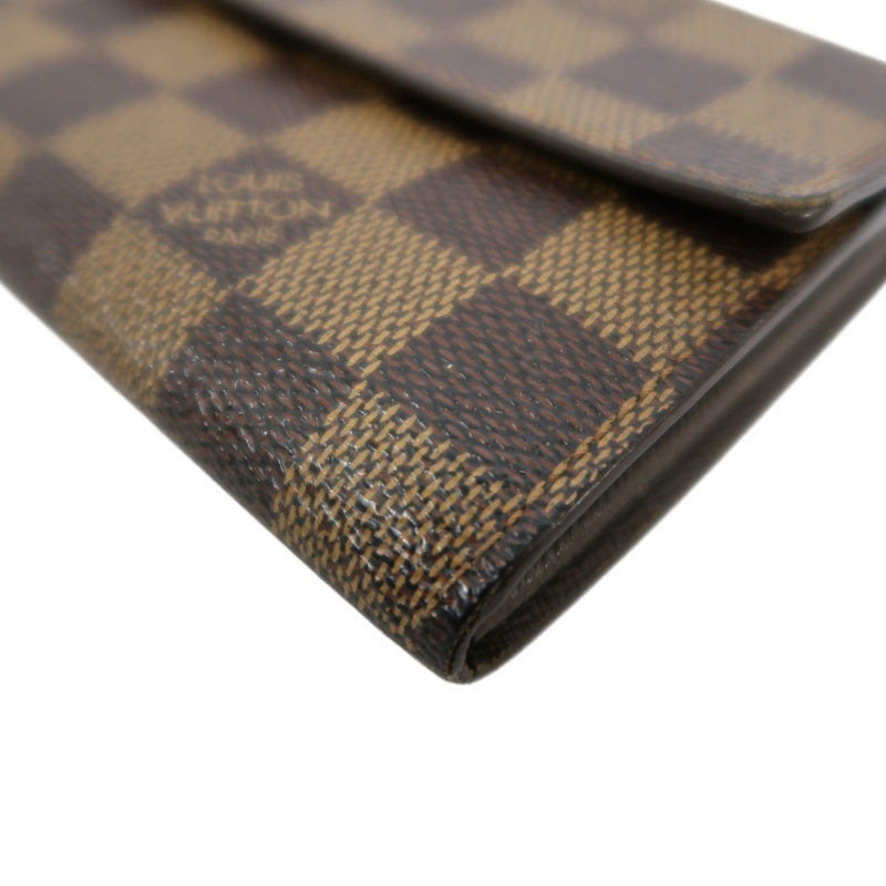LOUIS VUITTON Portefeuille Sarah Wallet, Damier PVC, Brown