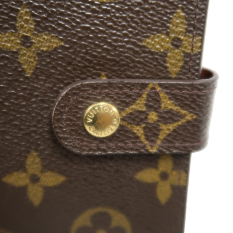 LOUIS VUITTON　Vuitton Monogram Wallet, Brown PVC Short Wallet