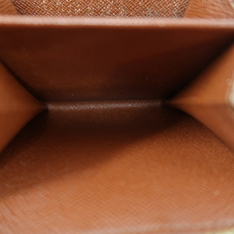 LOUIS VUITTON　Vuitton Monogram Wallet, Brown PVC Short Wallet