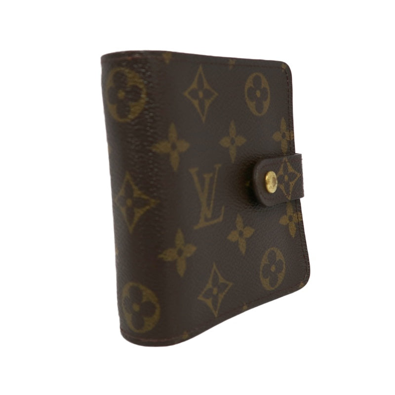 LOUIS VUITTON　Vuitton Monogram Wallet, Brown PVC Short Wallet