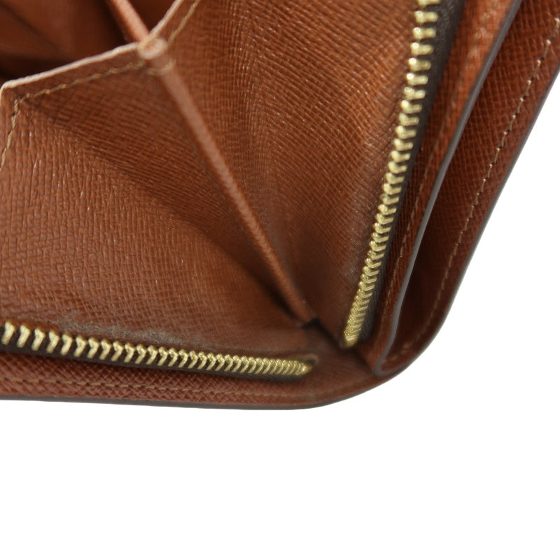 LOUIS VUITTON　Vuitton Monogram Wallet, Brown PVC Short Wallet