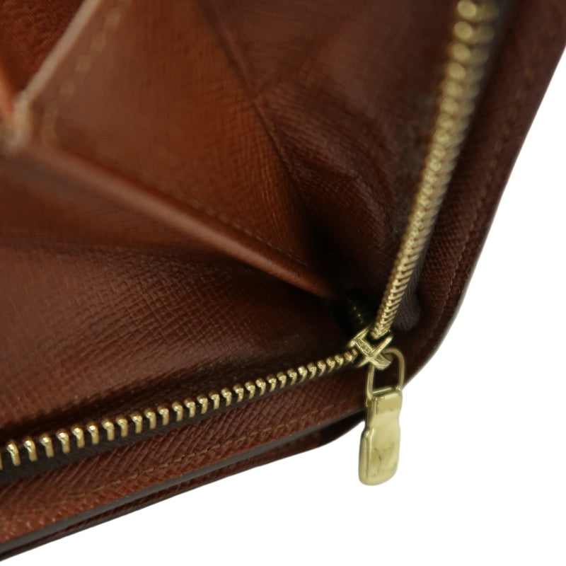 LOUIS VUITTON　Vuitton Monogram Wallet, Brown PVC Short Wallet