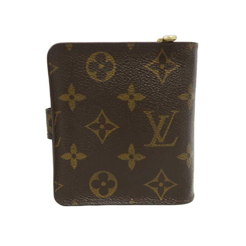 LOUIS VUITTON　Vuitton Monogram Wallet, Brown PVC Short Wallet