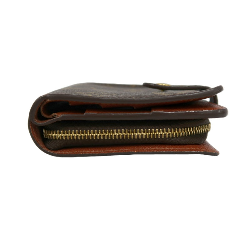 LOUIS VUITTON　Vuitton Monogram Wallet, Brown PVC Short Wallet