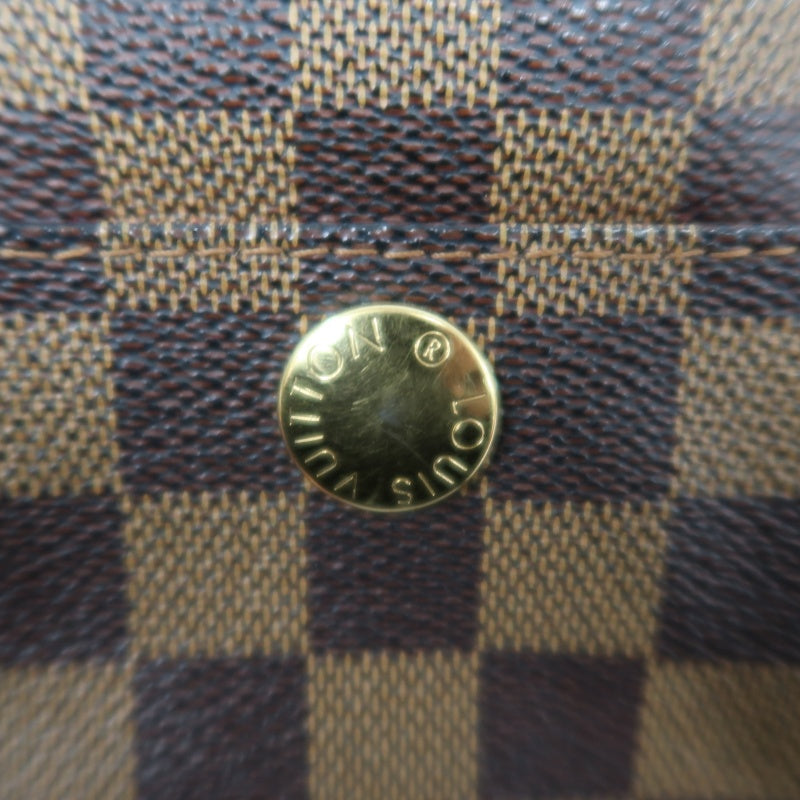 LOUIS VUITTON Lift Damier Pouch Shoulder Bag Pvc Brown Gold Hardware