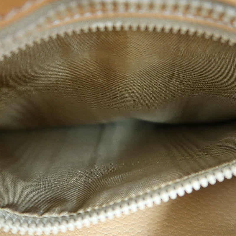 CELINE Macadam PVC Tote Shoulder Bag Brown with Gold Hardware