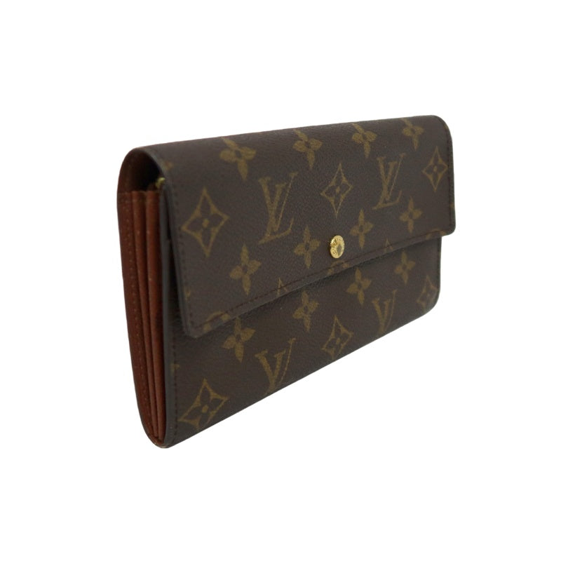LOUIS VUITTON Portefeuille Sarah Monogram Brown PVC Dot Wallet