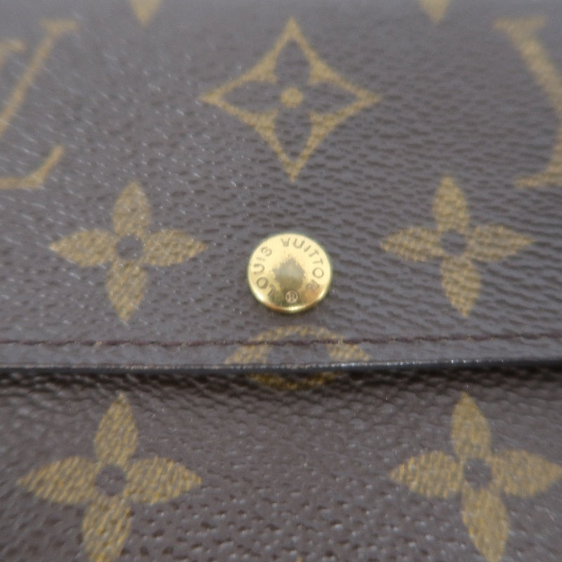 LOUIS VUITTON Portefeuille Sarah Monogram Brown PVC Dot Wallet
