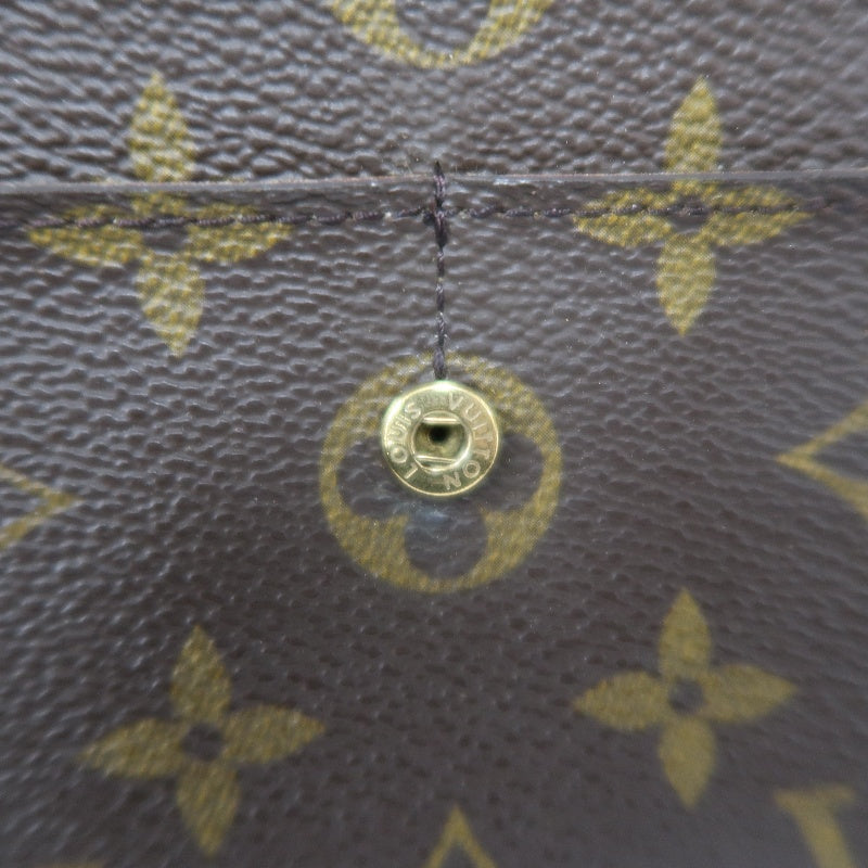 LOUIS VUITTON Portefeuille Sarah Monogram Brown PVC Dot Wallet