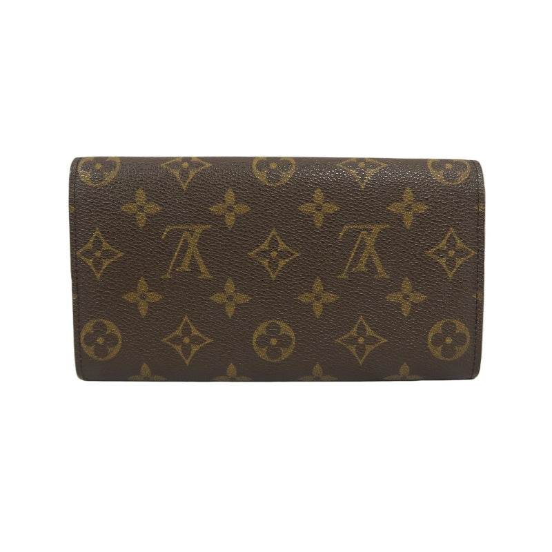 LOUIS VUITTON Portefeuille Sarah Monogram Brown PVC Dot Wallet
