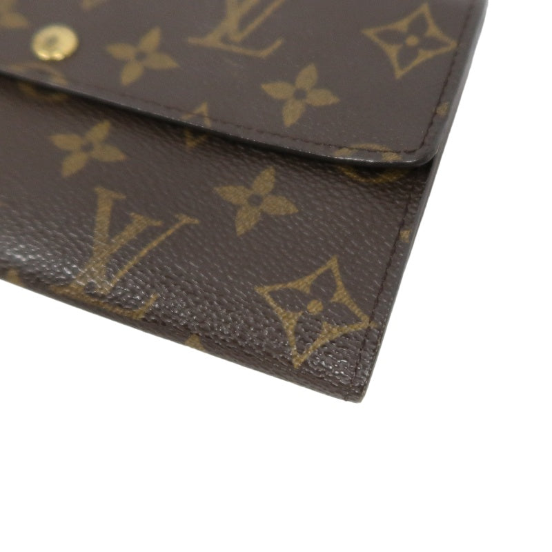 LOUIS VUITTON Portefeuille Sarah Monogram Brown PVC Dot Wallet