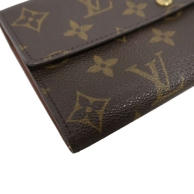 LOUIS VUITTON Portefeuille Sarah Monogram Brown PVC Dot Wallet