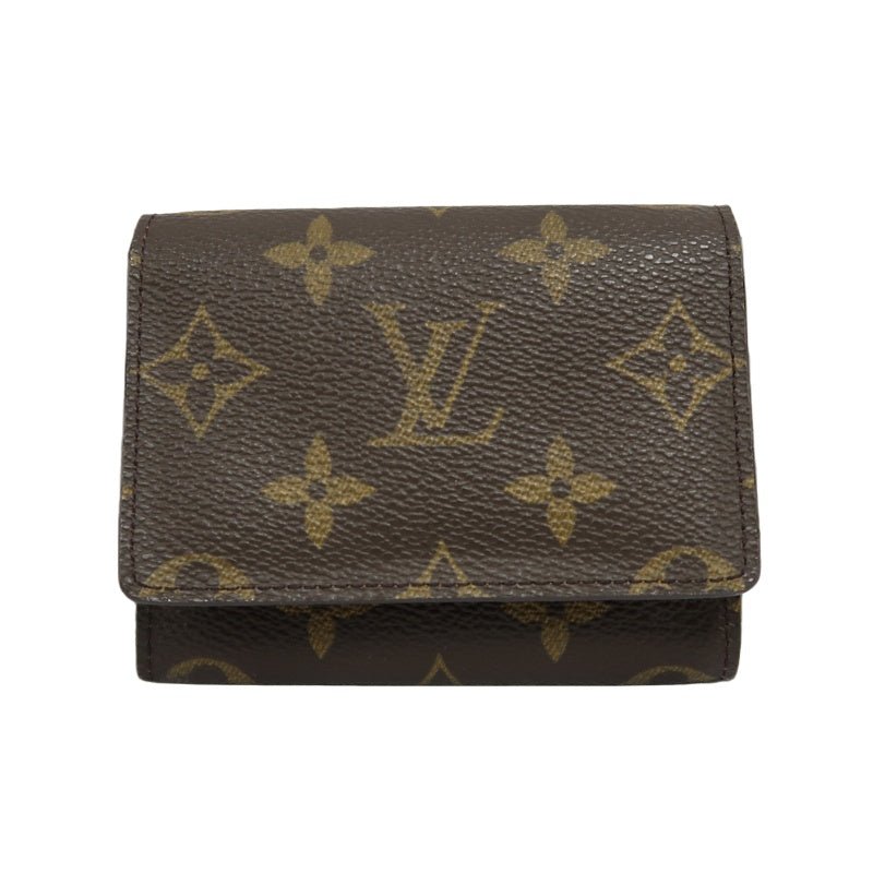 LOUIS VUITTON  Enveloppe Carte de Visite Monogram Brown PVC Card Case, With Box
