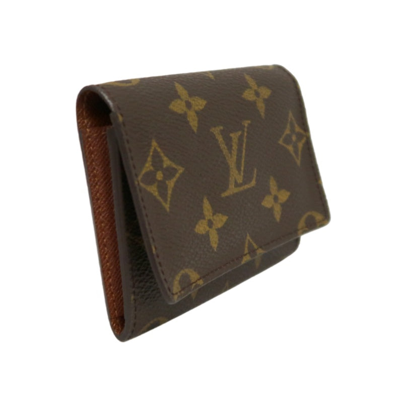 LOUIS VUITTON  Enveloppe Carte de Visite Monogram Brown PVC Card Case, With Box