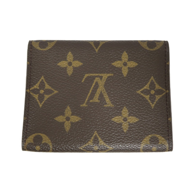 LOUIS VUITTON  Enveloppe Carte de Visite Monogram Brown PVC Card Case, With Box