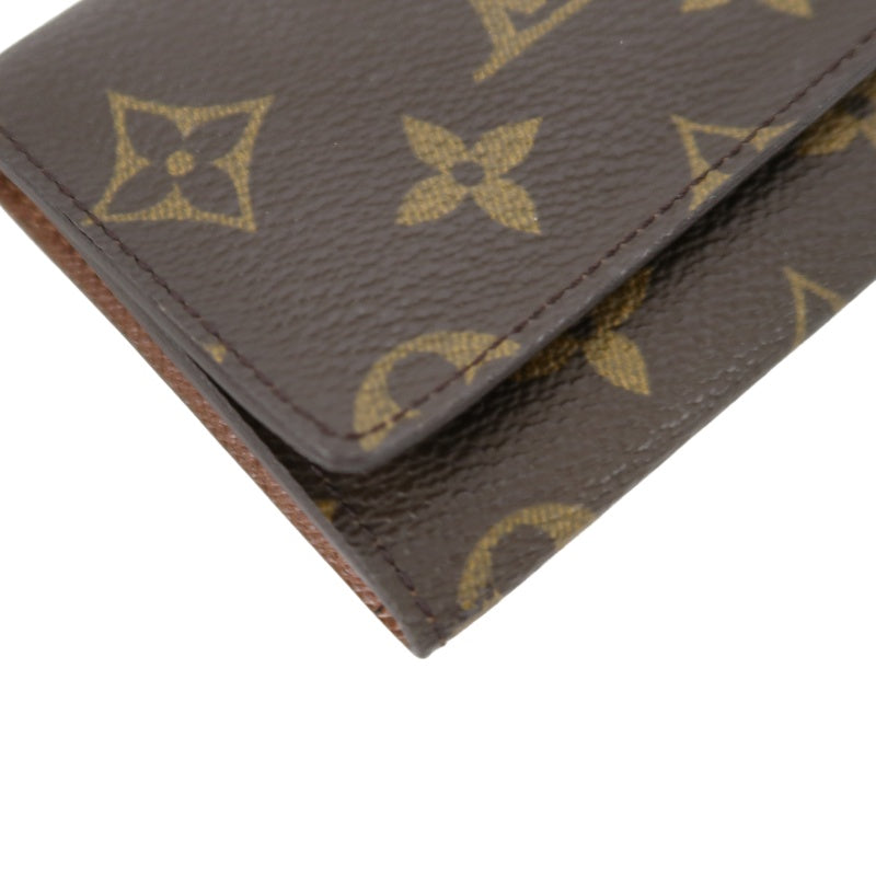 LOUIS VUITTON  Enveloppe Carte de Visite Monogram Brown PVC Card Case, With Box