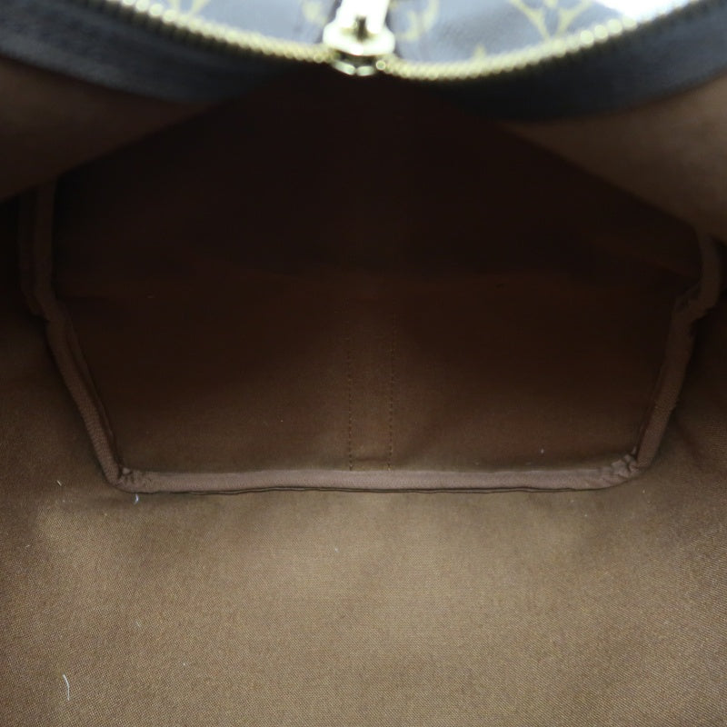 LOUIS VUITTON Keepall 55 Bandouliere Monogram Travel Boston Bag Pvc Brown With Lock, 2 Keys, Shoulder Strap, Name Tag And Dust Bag