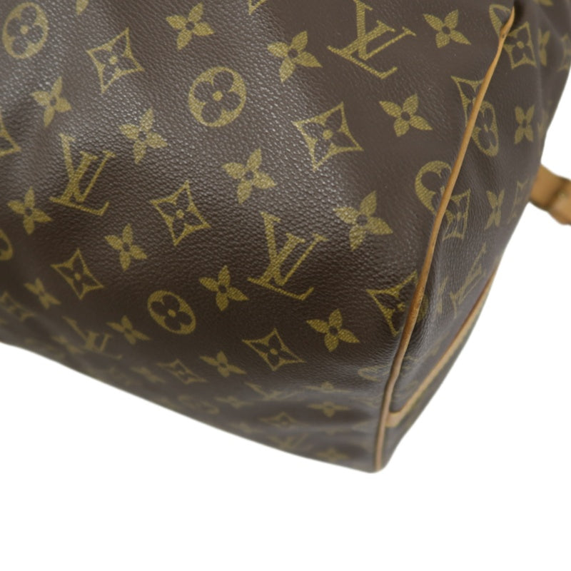LOUIS VUITTON Keepall 55 Bandouliere Monogram Travel Boston Bag Pvc Brown With Lock, 2 Keys, Shoulder Strap, Name Tag And Dust Bag