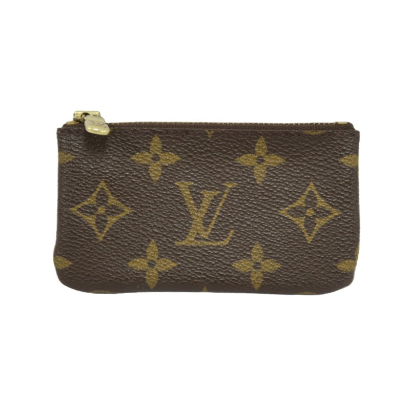 LOUIS VUITTON  Pochette Cle Monogram Brown PVC Coin Case