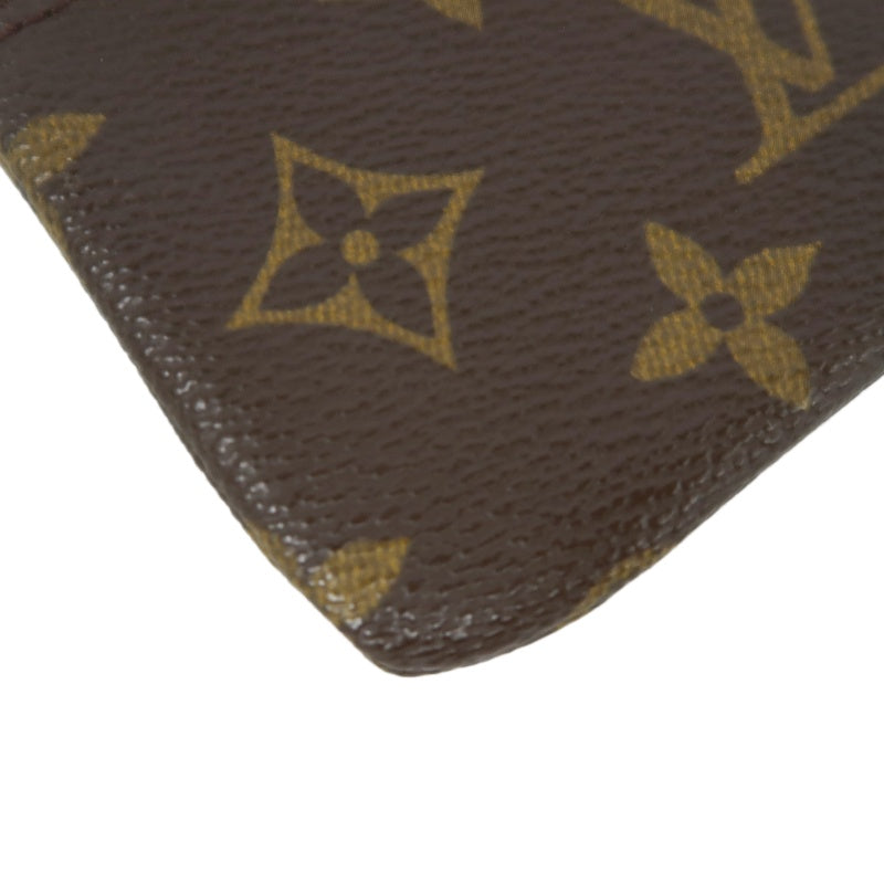 LOUIS VUITTON  Pochette Cle Monogram Brown PVC Coin Case